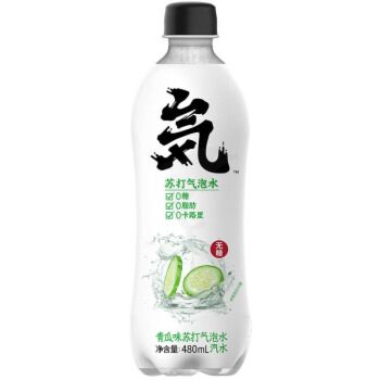 元气森林青瓜苏打气泡水   480ml*2瓶